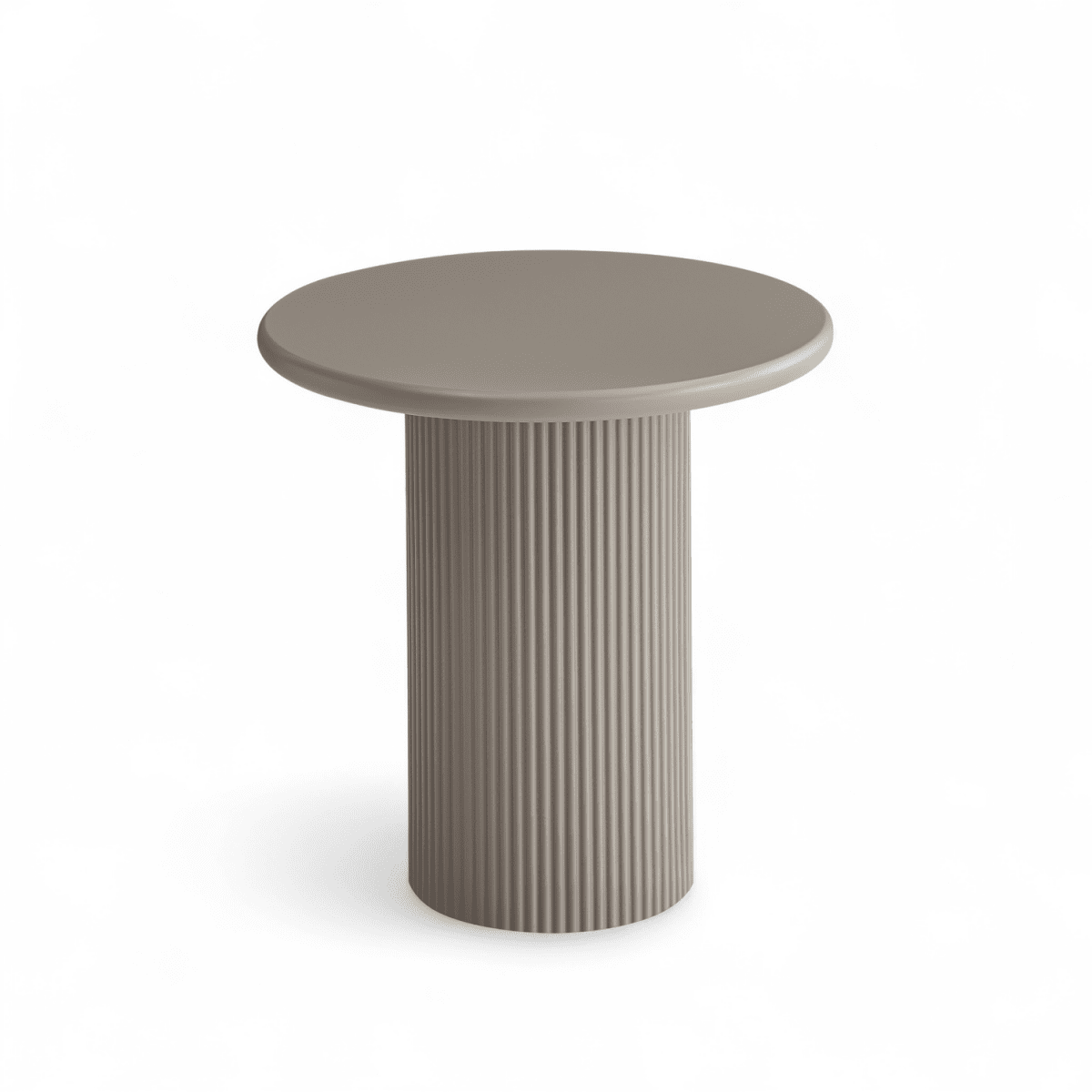 Couchtisch Rund ø50 cm - Taupe - FURNHOUSE