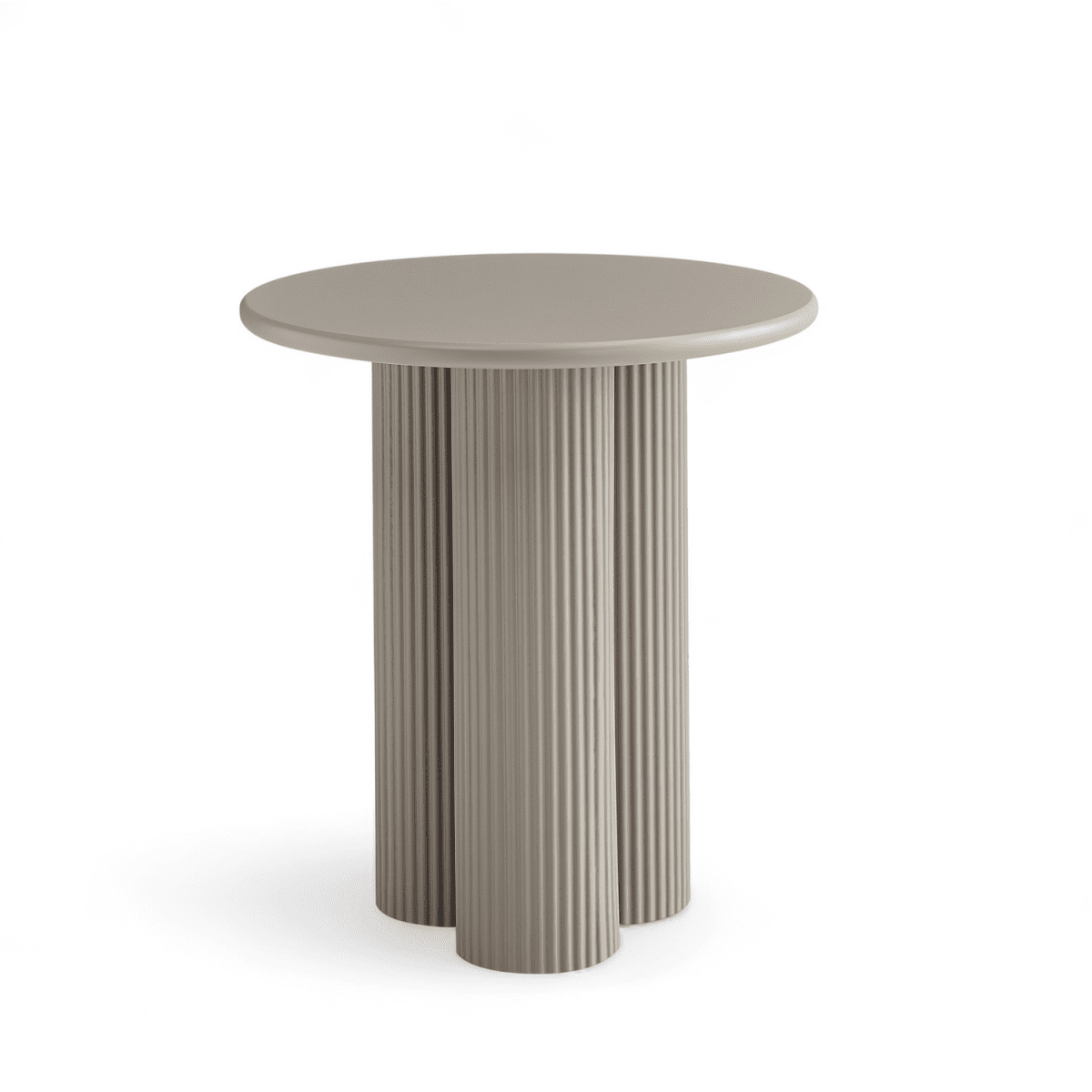 Couchtisch Rund ø50 cm - Taupe - FURNHOUSE