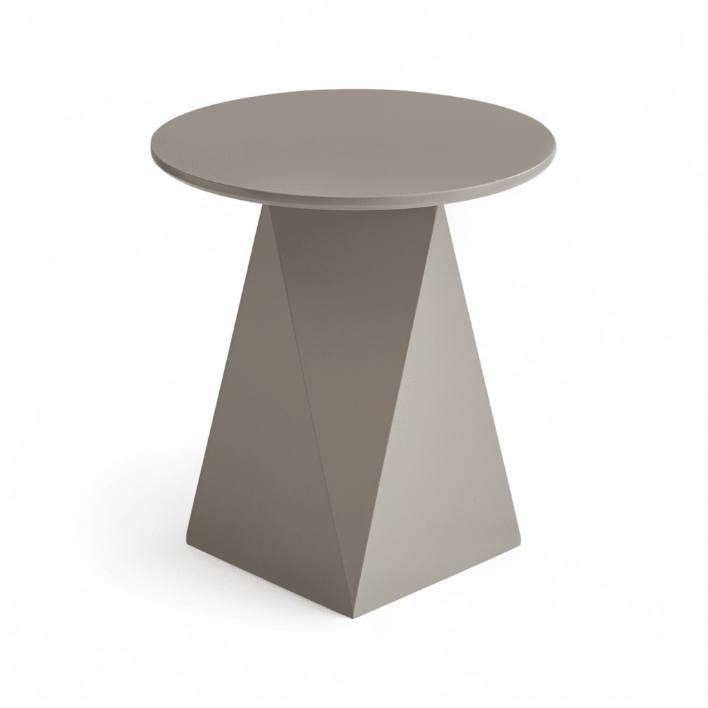 Couchtisch Rund ø50 cm - Taupe - FURNHOUSE