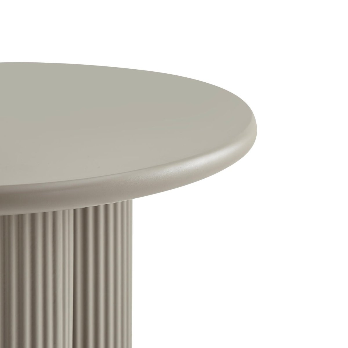 Couchtisch Rund ø50 cm - Taupe - FURNHOUSE