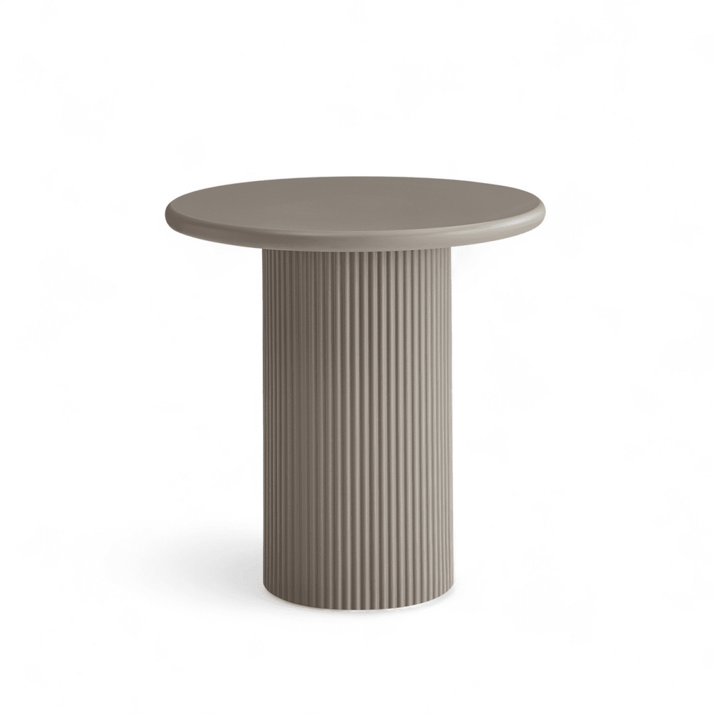 Couchtisch Rund ø50 cm - Taupe - FURNHOUSE
