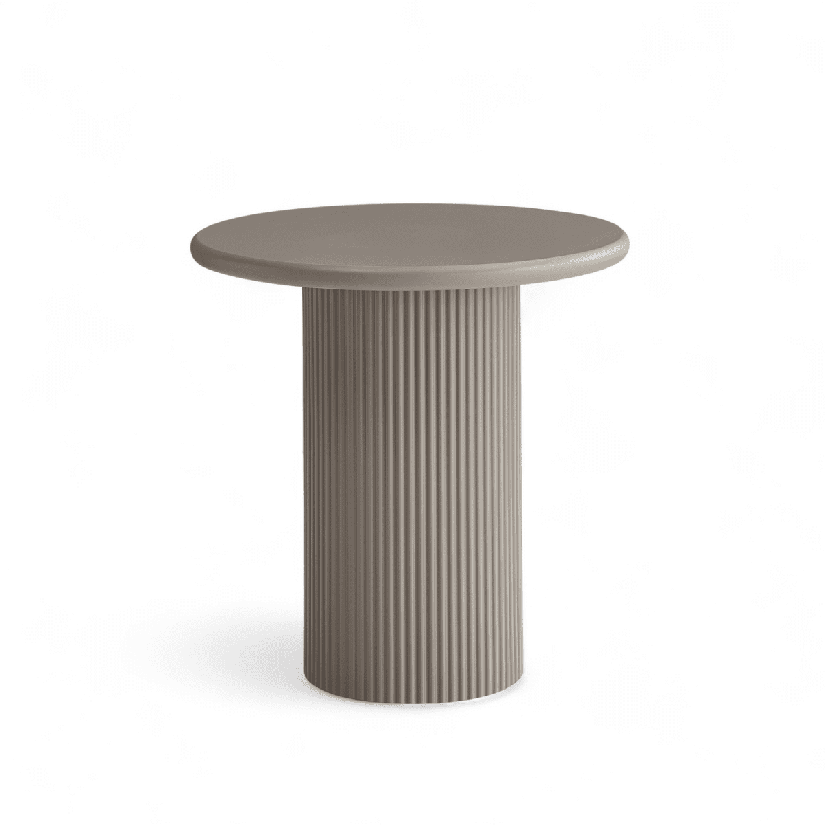 Couchtisch Rund ø50 cm - Taupe - FURNHOUSE