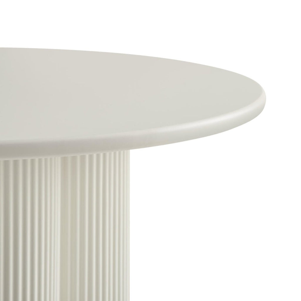 Couchtisch Rund ø50 cm - Weiß - FURNHOUSE