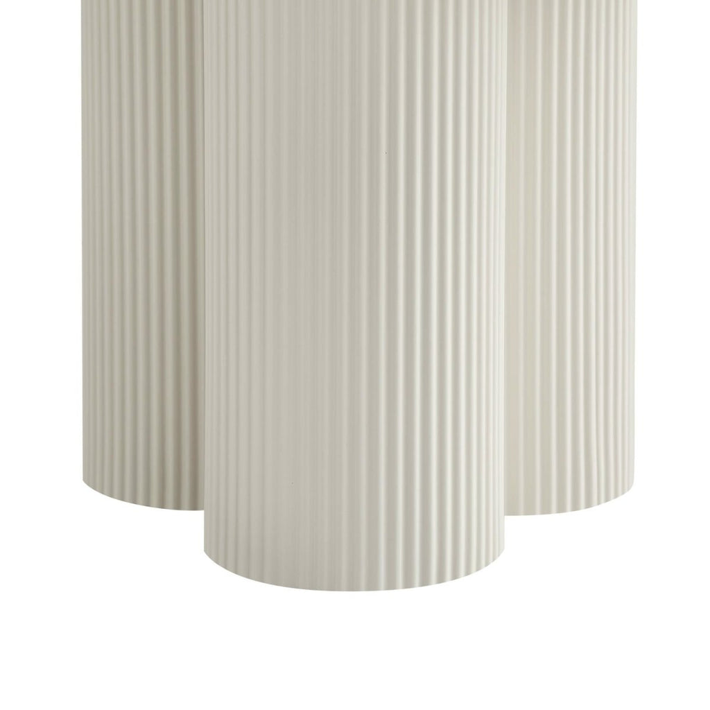 Couchtisch Rund ø50 cm - Weiß - FURNHOUSE