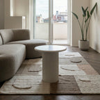 Couchtisch Rund ø50 cm - Weiß - FURNHOUSE