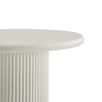 Couchtisch Rund ø50 cm - Weiß - FURNHOUSE