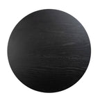 Couchtisch Rund ø60 cm - Eiche Schwarz - FURNHOUSE