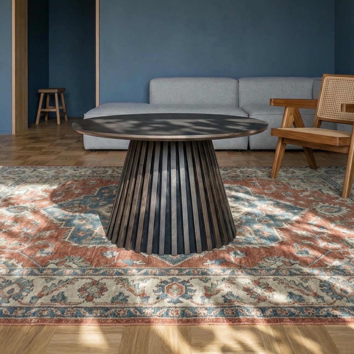 Couchtisch Rund ø60 cm Svendborg - Räuchereiche - FURNHOUSE