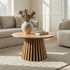 Couchtisch Rund Svendborg Wildeiche ø60 cm - FURNHOUSE