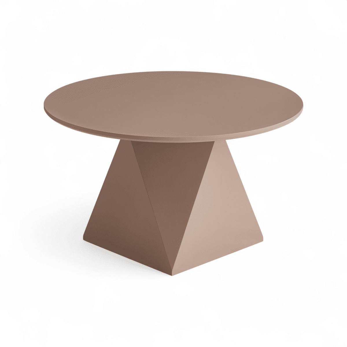 Couchtisch Rund ø80 cm - Mocca Mousse - FURNHOUSE
