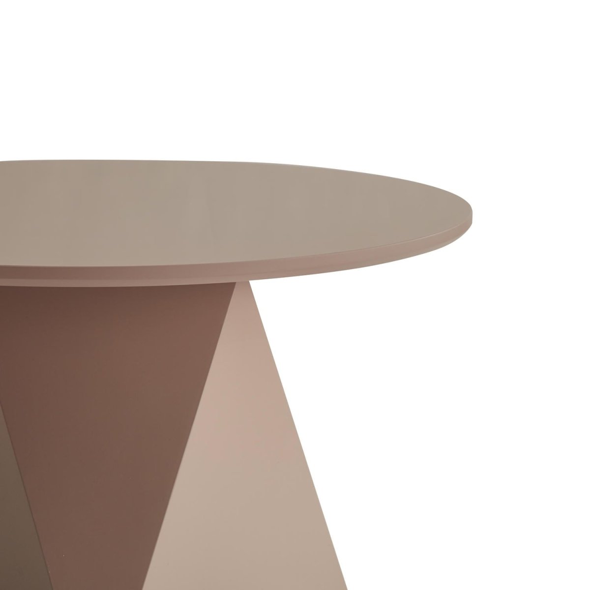 Couchtisch Rund ø80 cm - Mocca Mousse - FURNHOUSE