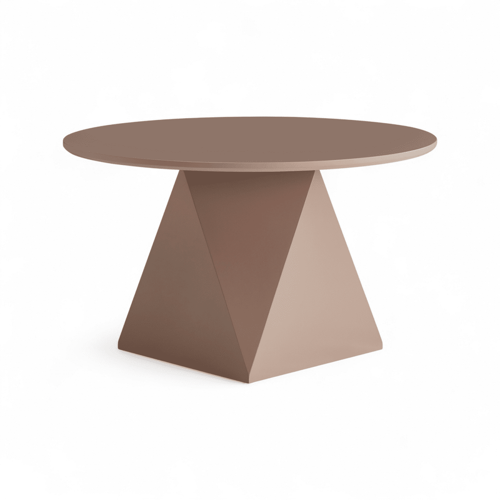 Couchtisch Rund ø80 cm - Mocca Mousse - FURNHOUSE