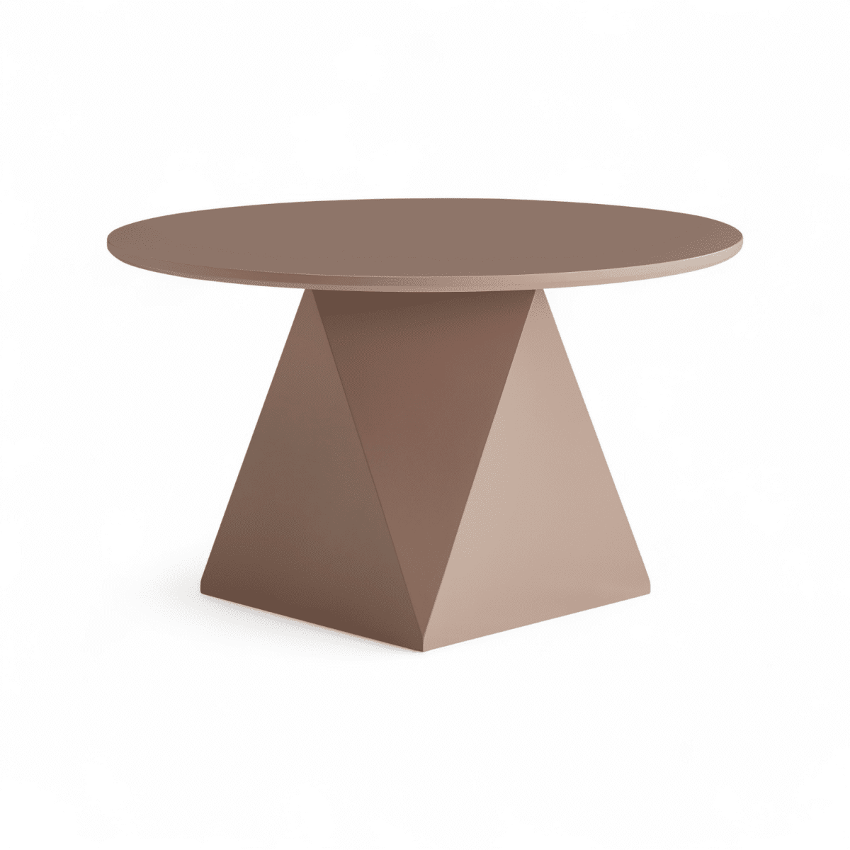 Couchtisch Rund ø80 cm - Mocca Mousse - FURNHOUSE