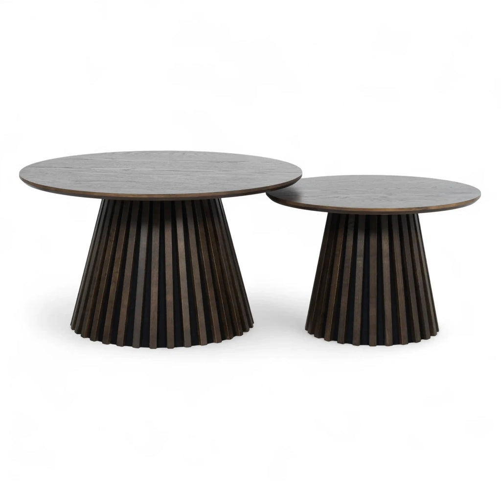 Couchtisch Rund ø80 cm Svendborg - Räuchereiche - FURNHOUSE