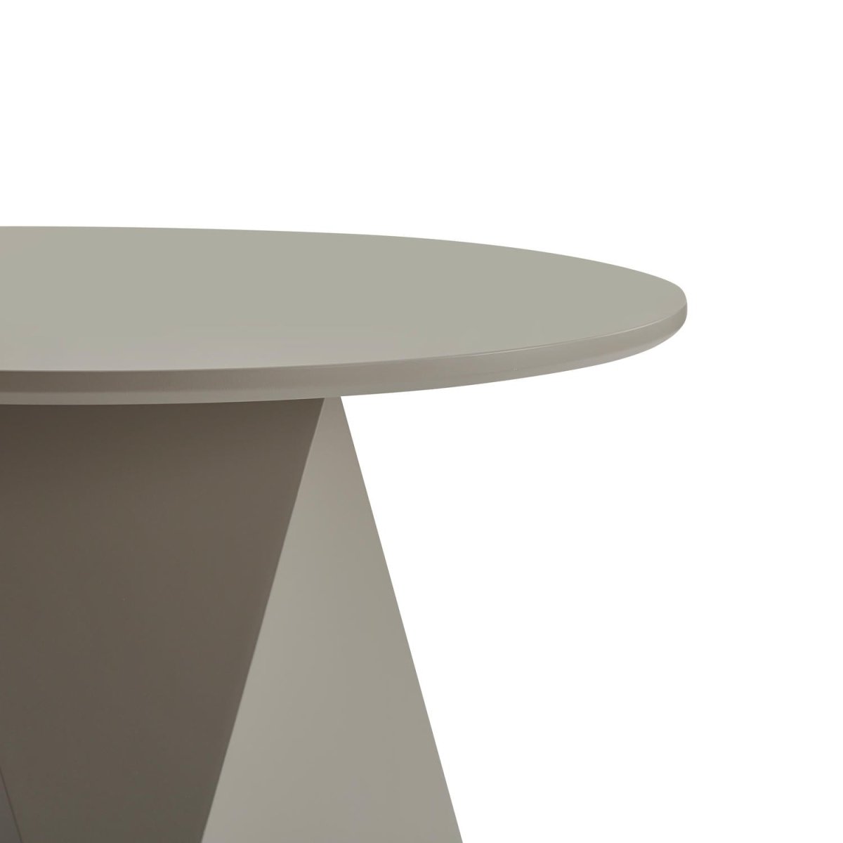Couchtisch Rund ø80 cm - Taupe - FURNHOUSE