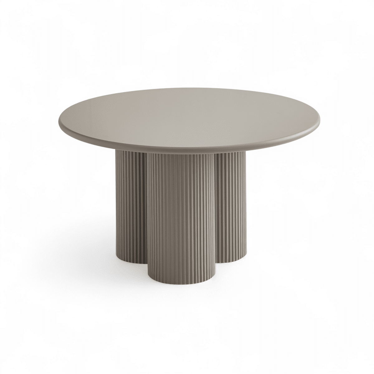 Couchtisch Rund ø80 cm - Taupe - FURNHOUSE