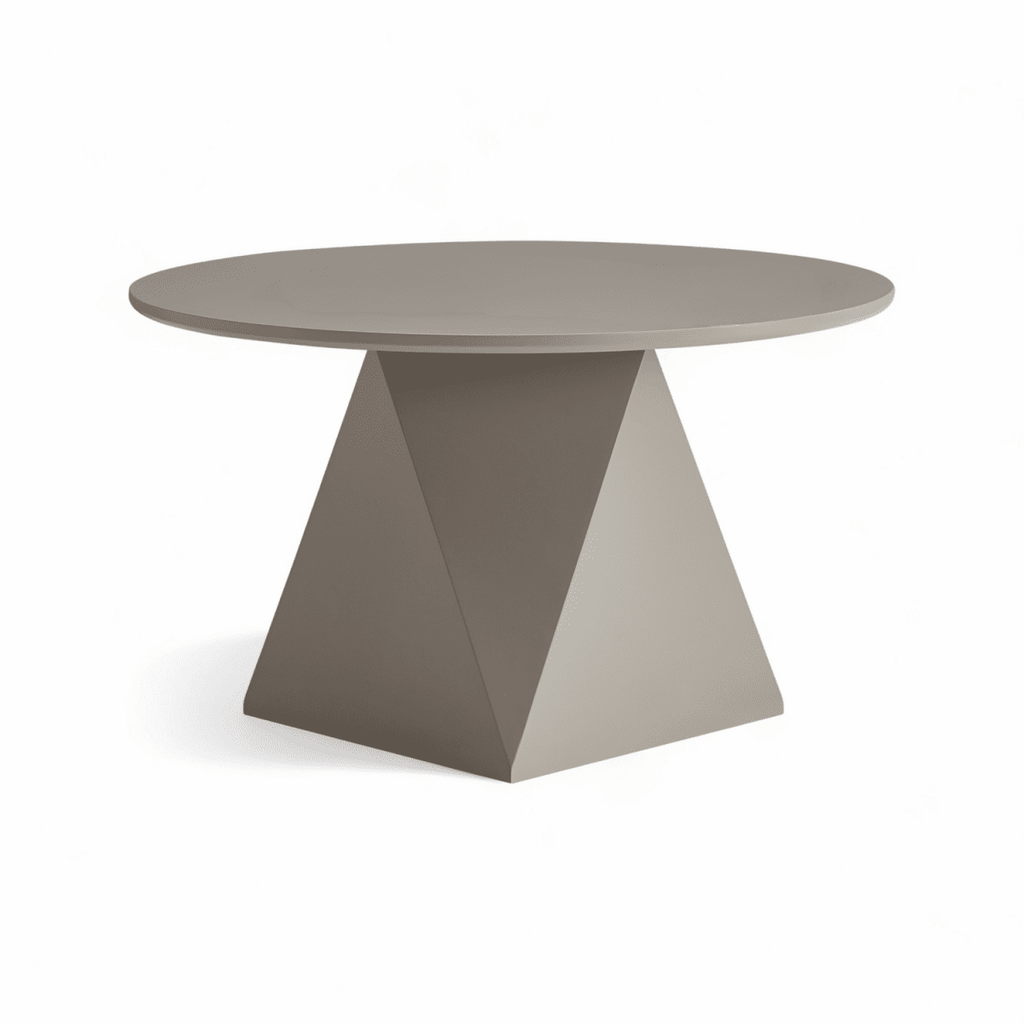 Couchtisch Rund ø80 cm - Taupe - FURNHOUSE