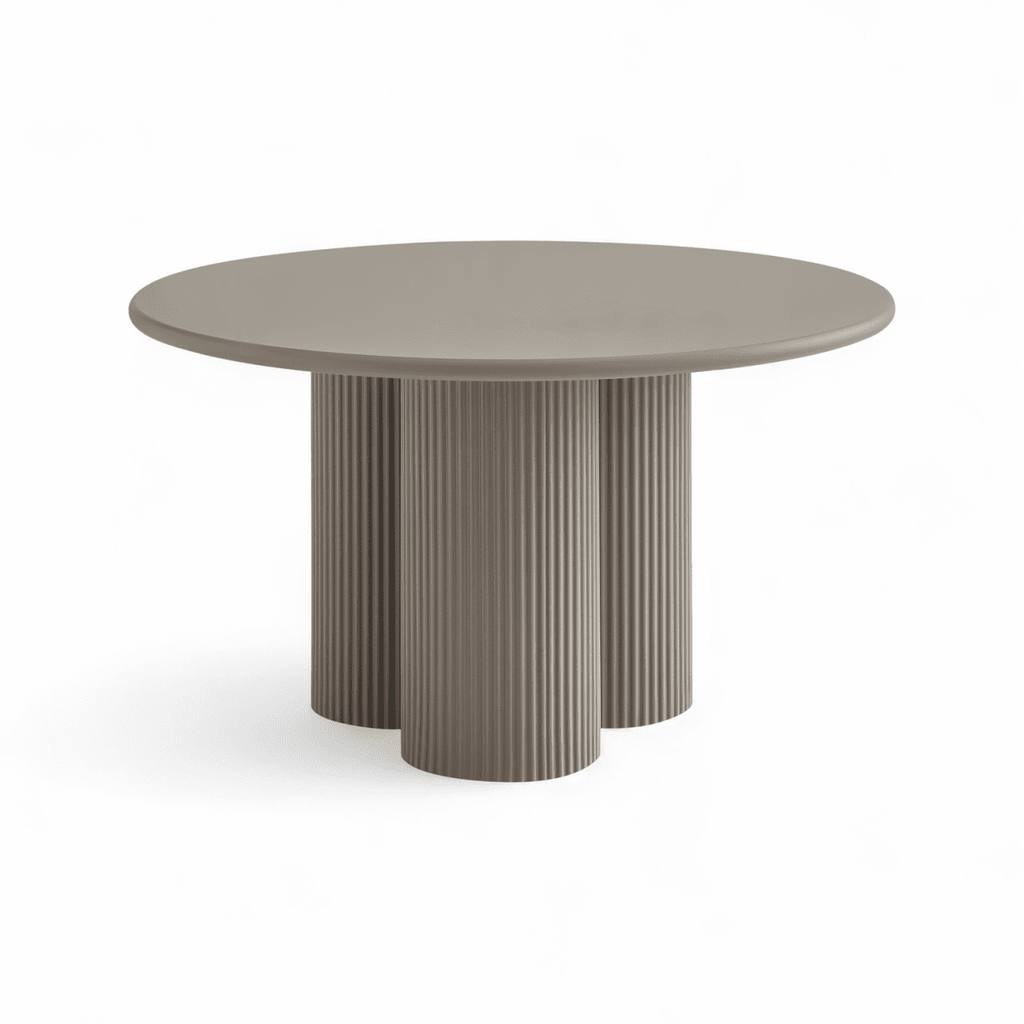 Couchtisch Rund ø80 cm - Taupe - FURNHOUSE