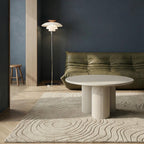 Couchtisch Rund ø80 cm - Weiß - FURNHOUSE