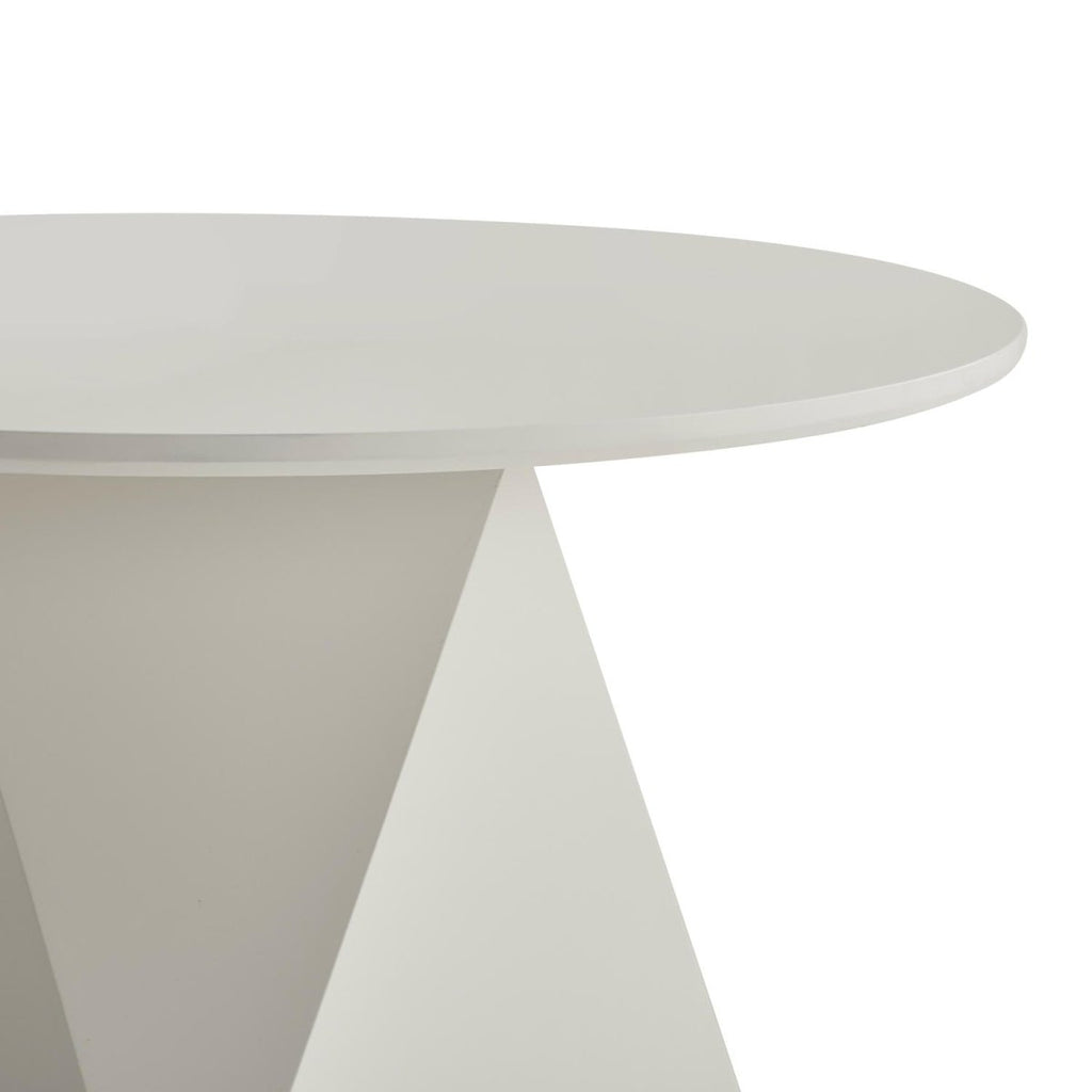 Couchtisch Rund ø80 cm - Weiß - FURNHOUSE