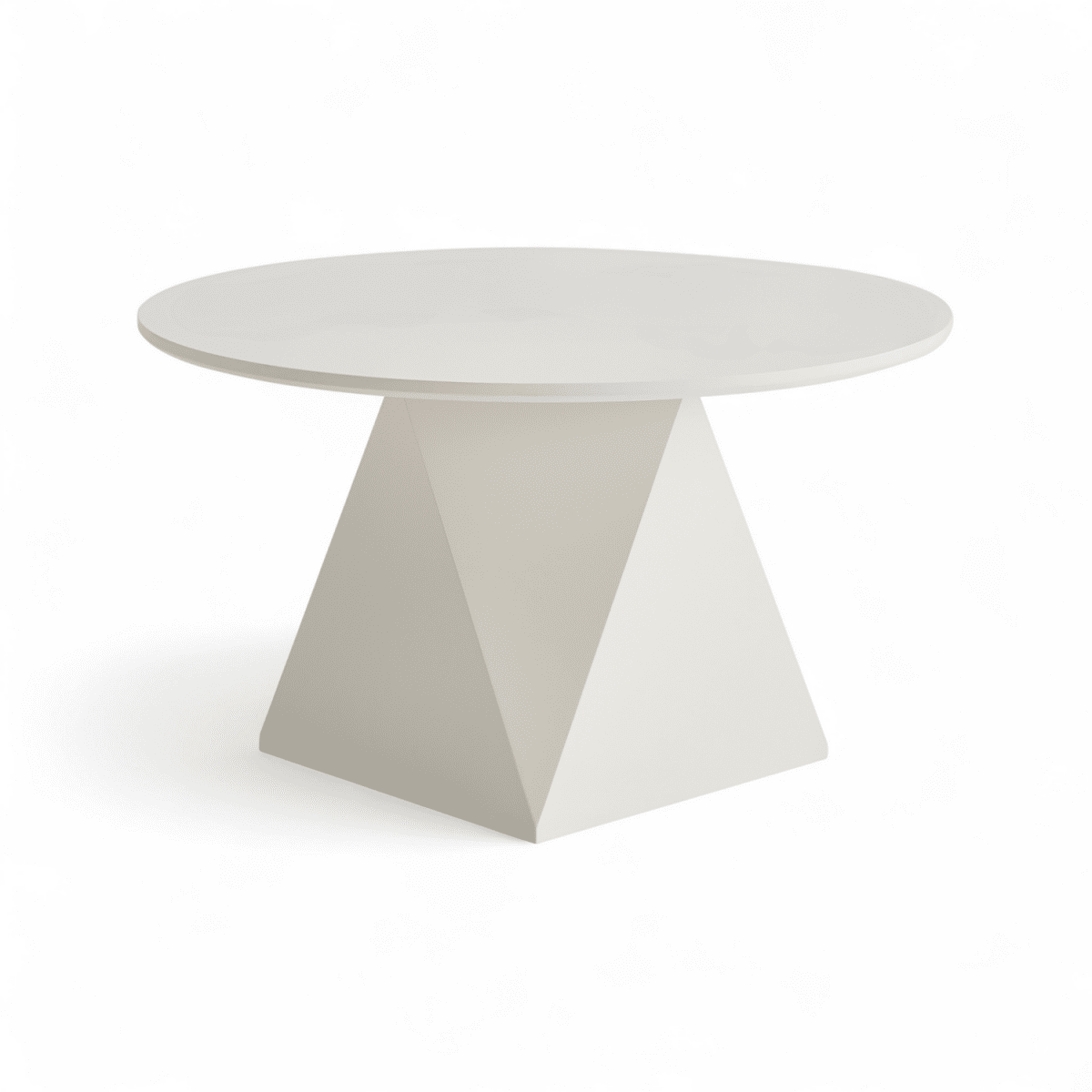 Couchtisch Rund ø80 cm - Weiß - FURNHOUSE