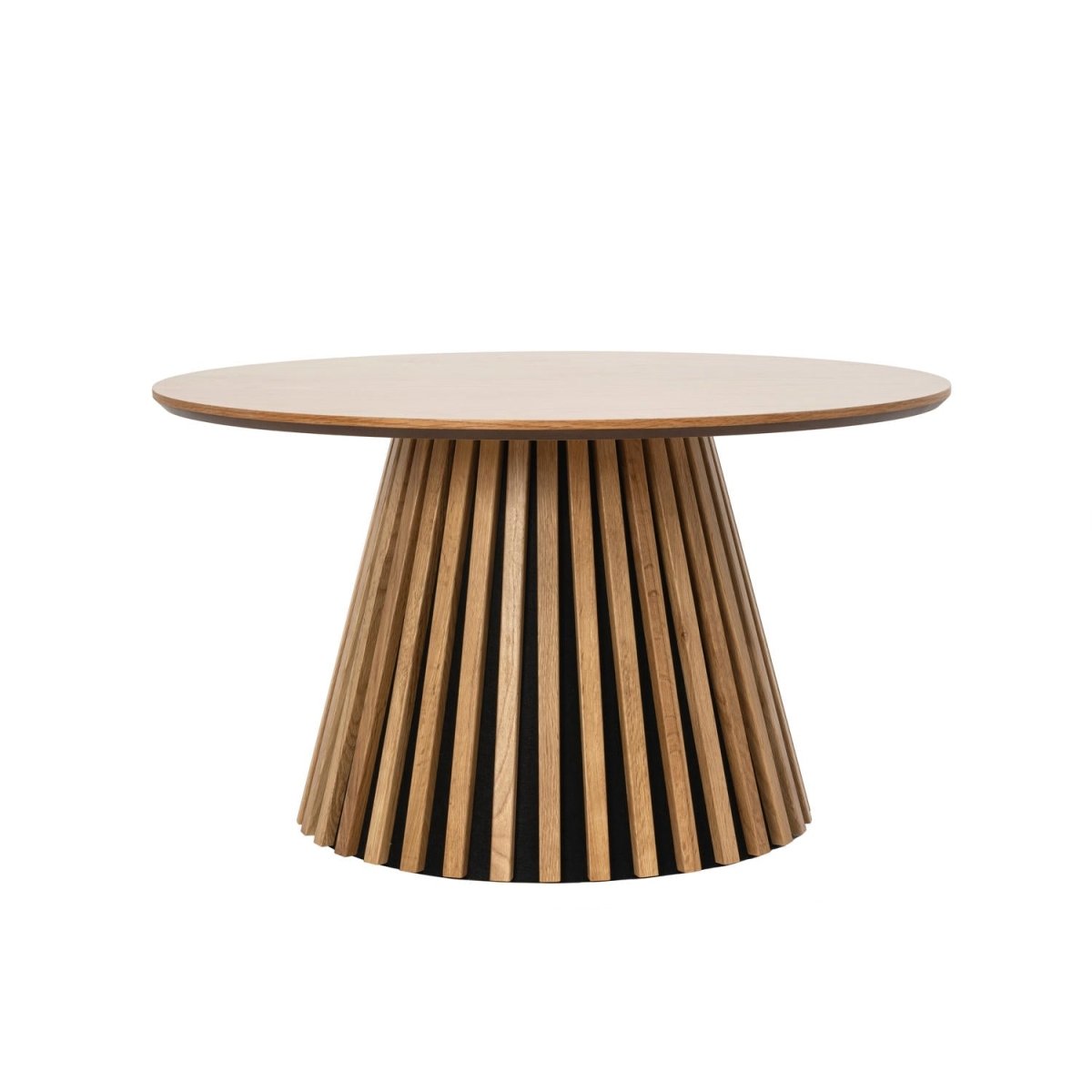 Couchtisch Rund ø80 cm - Wildeiche Natur - FURNHOUSE