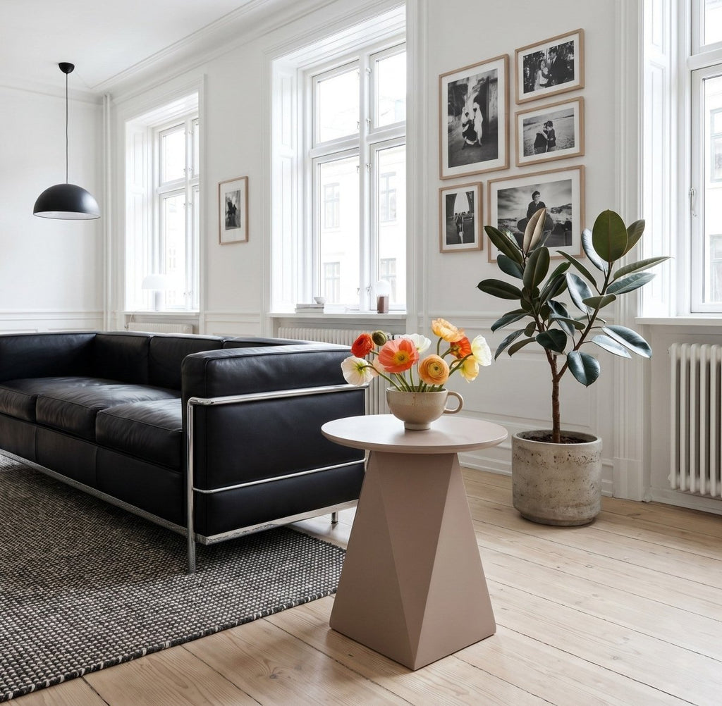 Couchtisch Rund ø50 cm - Mocca Mousse - IBBE DESIGN - FURNHOUSE
