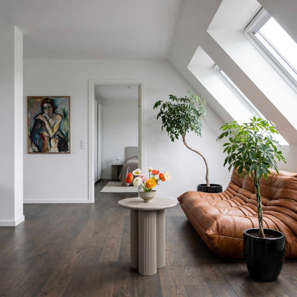 Couchtisch Rund ø50 cm - Taupe - IBBE DESIGN - FURNHOUSE