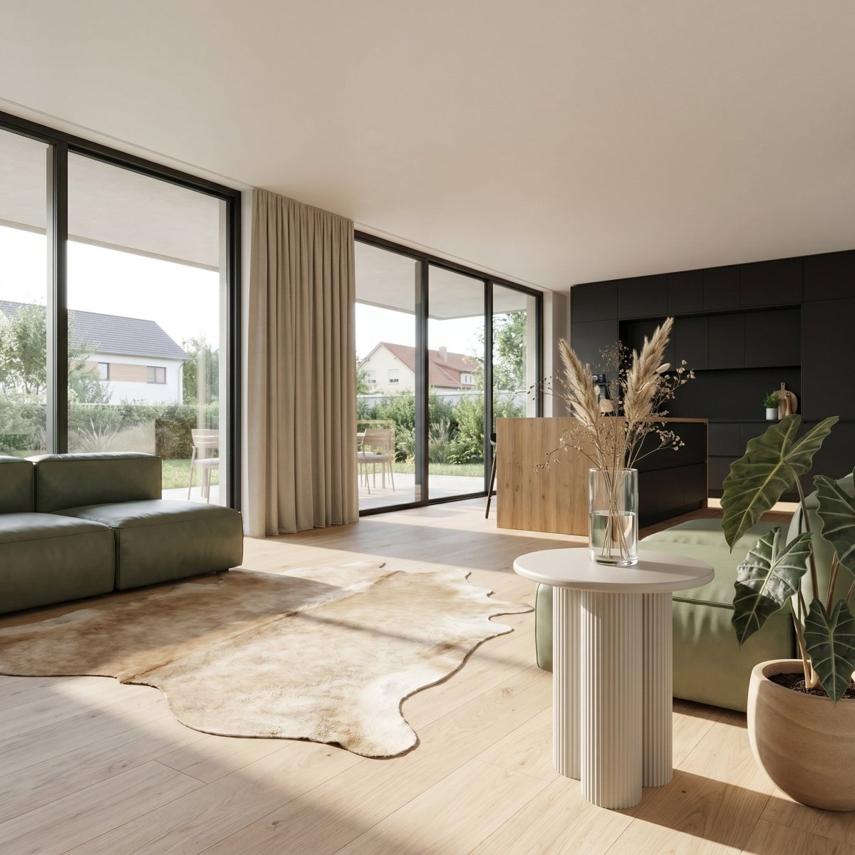 Couchtisch Rund ø50 cm - Weiß - IBBE DESIGN - FURNHOUSE