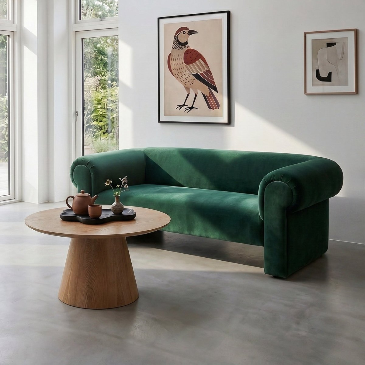 Couchtisch Rund ø60 cm - Wildeiche - IBBE DESIGN - FURNHOUSE