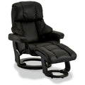 Relaxsessel Crown Schwarz schräg von vorne