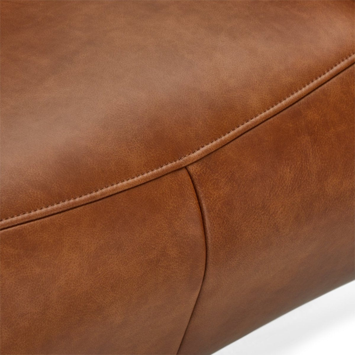 Delta Manueller Relaxsessel - Echtleder Cognac Braun - FURNHOUSE