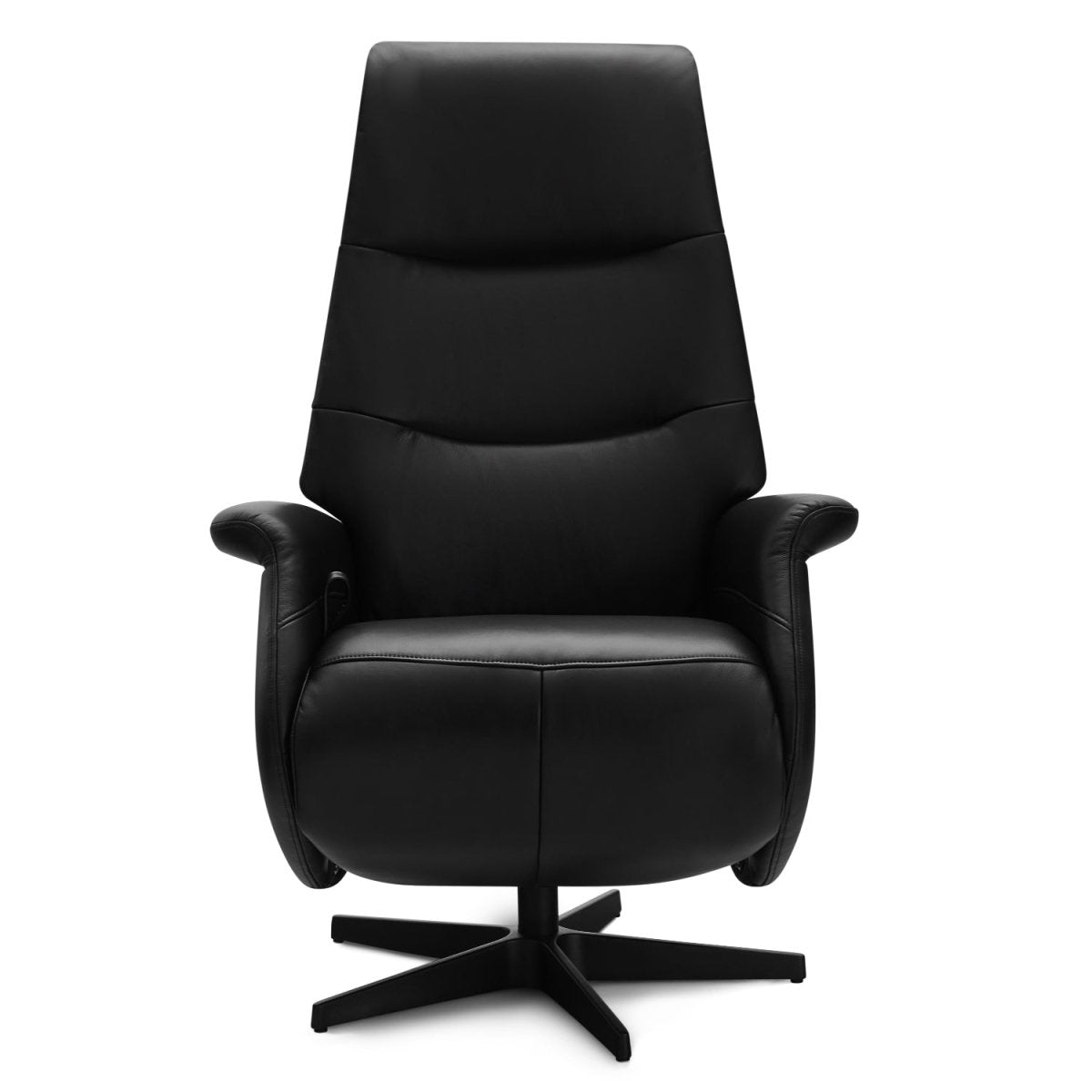 Delta Manueller Relaxsessel - Echtleder Schwarz - FURNHOUSE