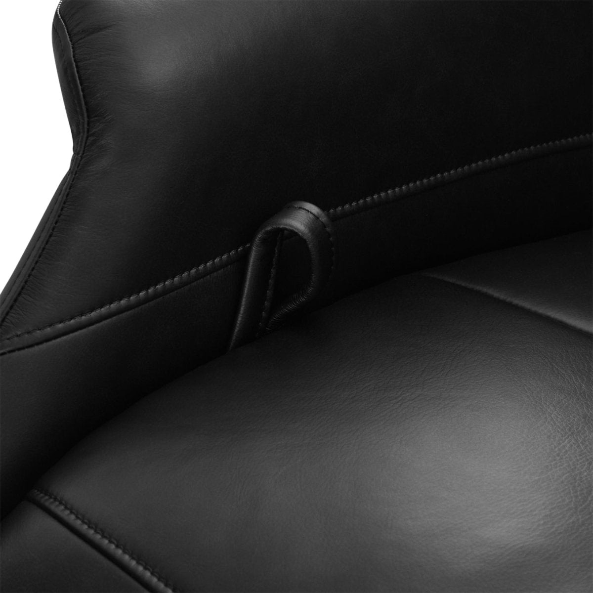 Delta Manueller Relaxsessel - Echtleder Schwarz - FURNHOUSE