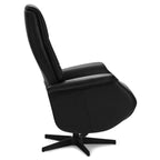 Delta Manueller Relaxsessel - Echtleder Schwarz - FURNHOUSE