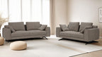 Detroit 2-Sitzer Sofa - Stoffbezug Braun - FURNHOUSE