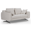 2-Sitzer Sofa - Stoffbezug Beige - FURNHOUSE