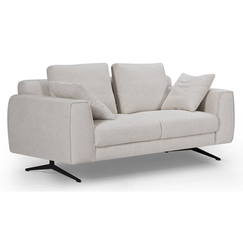 2-Sitzer Sofa - Stoffbezug Beige - FURNHOUSE