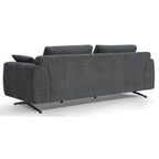 Detroit 2-Sitzer Sofa - Stoffbezug Grau - FURNHOUSE