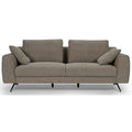 3-Sitzer Sofa - Stoffbezug Braun - FURNHOUSE
