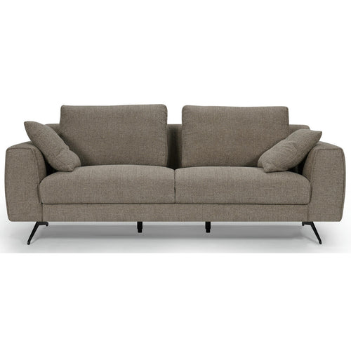 3-Sitzer Sofa - Stoffbezug Braun - FURNHOUSE