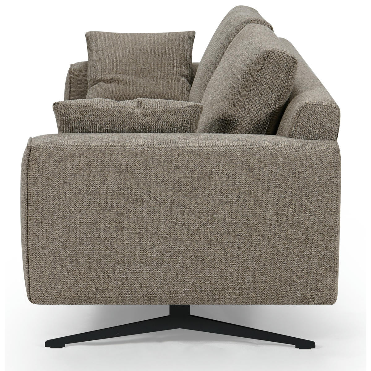 Detroit 3-Sitzer Sofa - Stoffbezug Braun - FURNHOUSE