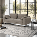 Detroit 3-Sitzer Sofa - Stoffbezug Braun - FURNHOUSE