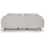 Detroit 3-Sitzer Sofa - Stoffbezug Creme Weiß - FURNHOUSE