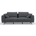 3-Sitzer Sofa - Stoffbezug Grau - FURNHOUSE