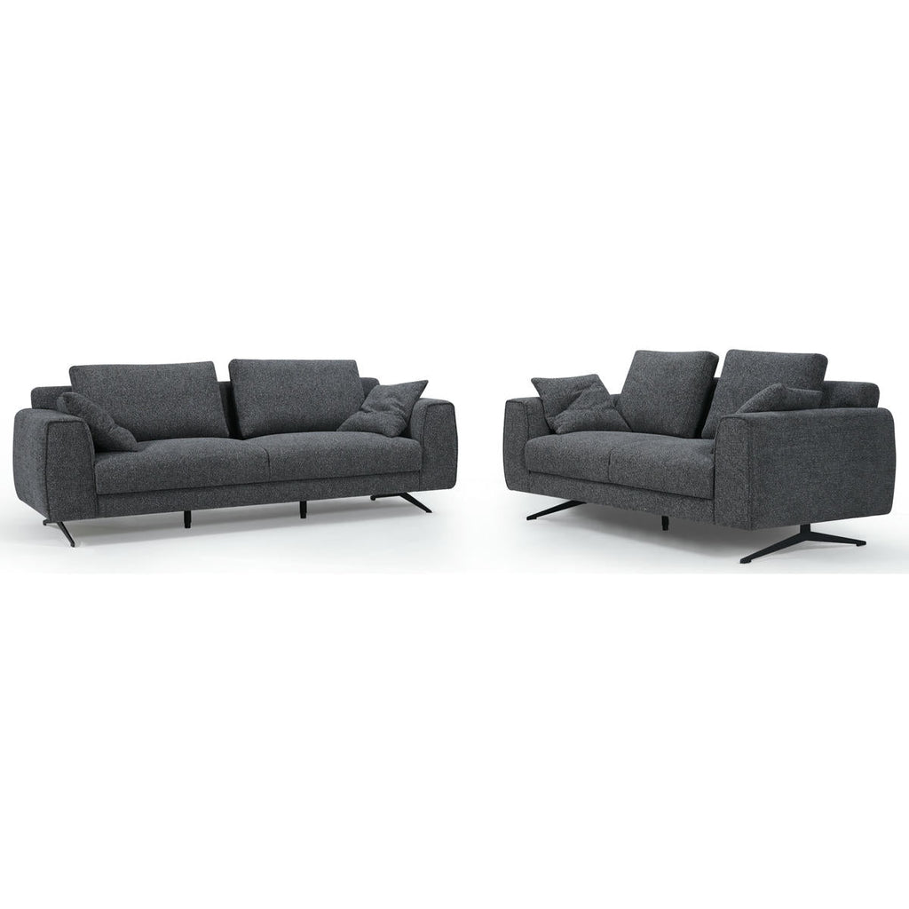 Detroit 3-Sitzer Sofa - Stoffbezug Grau - FURNHOUSE