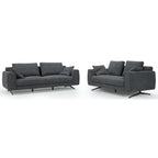Detroit 3-Sitzer Sofa - Stoffbezug Grau - FURNHOUSE