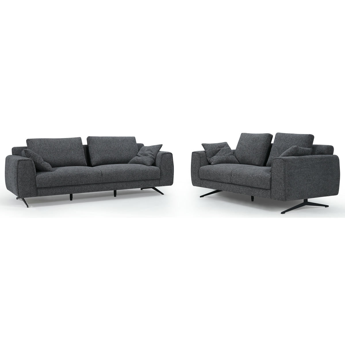 Detroit 3-Sitzer Sofa - Stoffbezug Grau - FURNHOUSE