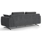 Detroit 3-Sitzer Sofa - Stoffbezug Grau - FURNHOUSE