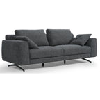 Detroit 3-Sitzer Sofa - Stoffbezug Grau - FURNHOUSE